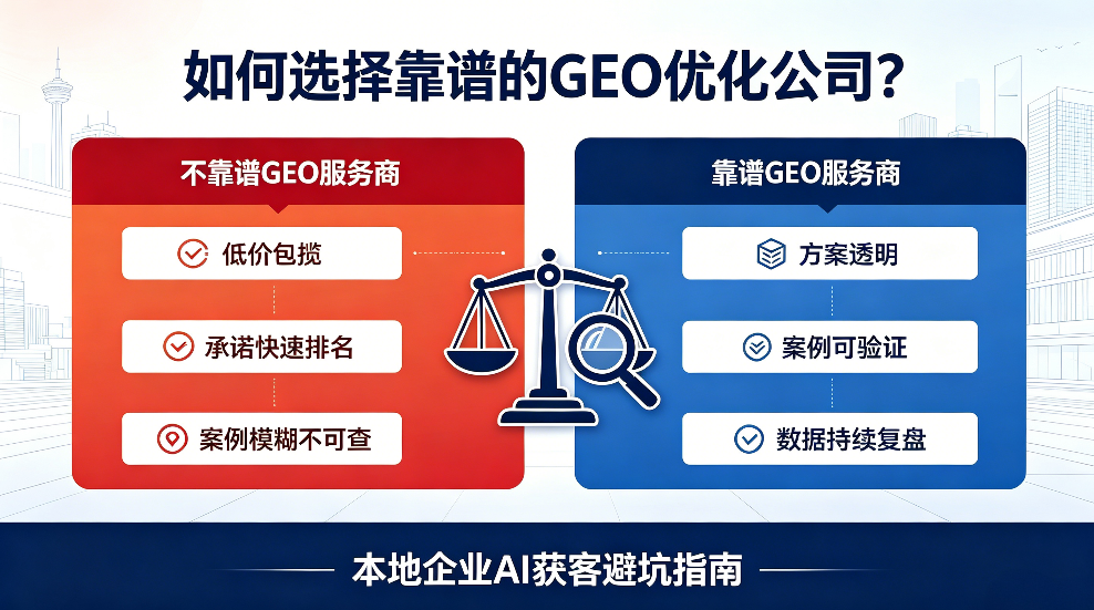 邯郸如何选择靠谱的GEO优化公司？本地企业AI获客避坑指南
